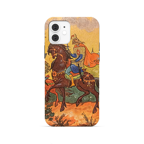 Заказать чехол для iPhone 12/12 Pro/12 Mini в Москве. Чехол для iPhone 12, объёмная печать Палех. от Eva De Peron.  - готовые дизайны и нанесение принтов.