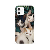 Заказать чехол для iPhone 12/12 Pro/12 Mini в Москве. Чехол для iPhone 12, объёмная печать Лесные котята. от Eva De Peron.  - готовые дизайны и нанесение принтов.