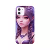 Заказать чехол для iPhone 12/12 Pro/12 Mini в Москве. Чехол для iPhone 12, объёмная печать Пурпурная фея от Дана Столыпина - готовые дизайны и нанесение принтов.