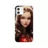 Заказать чехол для iPhone 12/12 Pro/12 Mini в Москве. Чехол для iPhone 12, объёмная печать Снегурочка от Дана Столыпина - готовые дизайны и нанесение принтов.