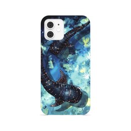 Заказать чехол для iPhone 12/12 Pro/12 Mini в Москве. Чехол для iPhone 12, объёмная печать Светящиеся акулы от Дана Столыпина - готовые дизайны и нанесение принтов.