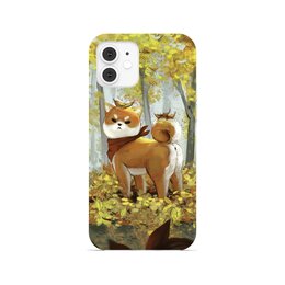 Заказать чехол для iPhone 12/12 Pro/12 Mini в Москве. Чехол для iPhone 12, объёмная печать Осенний пёс от Дана Столыпина - готовые дизайны и нанесение принтов.