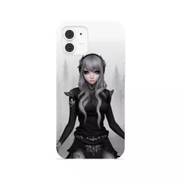 Заказать чехол для iPhone 12/12 Pro/12 Mini в Москве. Чехол для iPhone 12, объёмная печать Темная эльфийка от Дана Столыпина - готовые дизайны и нанесение принтов.
