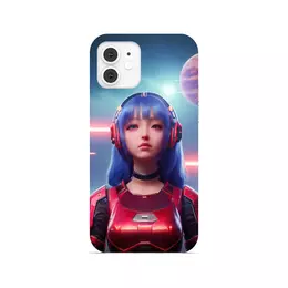 Заказать чехол для iPhone 12/12 Pro/12 Mini в Москве. Чехол для iPhone 12, объёмная печать Космический курсант от Дана Столыпина - готовые дизайны и нанесение принтов.