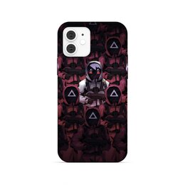 Заказать чехол для iPhone 12/12 Pro/12 Mini в Москве. Чехол для iPhone 12, объёмная печать Игра в кальмара от Дана Столыпина - готовые дизайны и нанесение принтов.