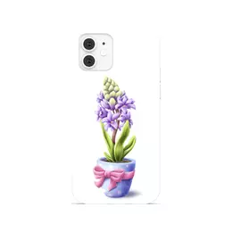 Заказать чехол для iPhone 12/12 Pro/12 Mini в Москве. Чехол для iPhone 12, объёмная печать Гиацинт от tigerda  - готовые дизайны и нанесение принтов.