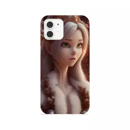 Заказать чехол для iPhone 12/12 Pro/12 Mini в Москве. Чехол для iPhone 12, объёмная печать Лесная снегурочка от Дана Столыпина - готовые дизайны и нанесение принтов.
