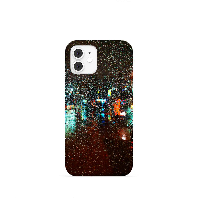 Printio Чехол для iPhone 12 Mini, объёмная печать Огни. цена и фото