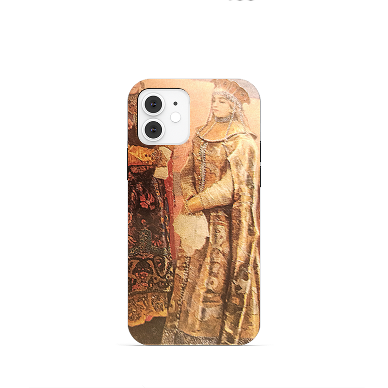 Printio Чехол для iPhone 12 Mini, объёмная печать Золотая царевна.