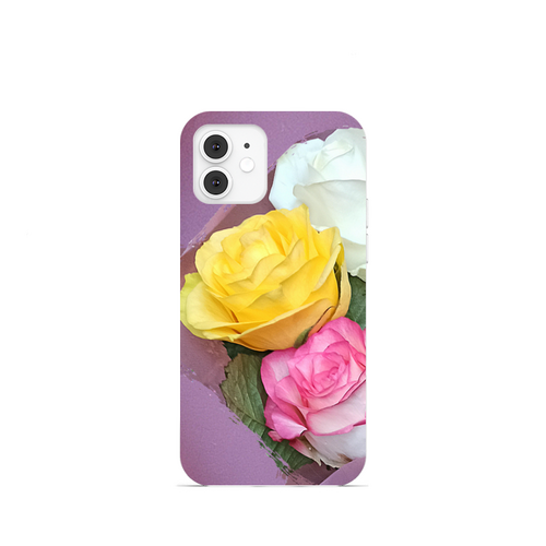 Заказать чехол для iPhone 12/12 Pro/12 Mini в Москве. Чехол для iPhone 12 Mini, объёмная печать Трио. от Eva De Peron.  - готовые дизайны и нанесение принтов.