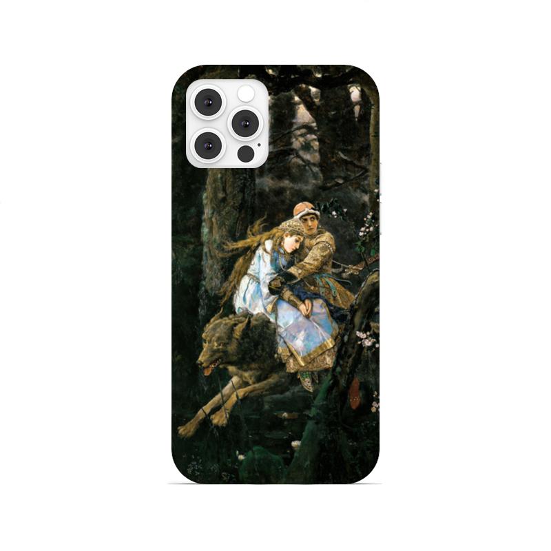 Printio Чехол для iPhone 12 Pro, объёмная печать Иван-царевич на сером волке (виктор васнецов)