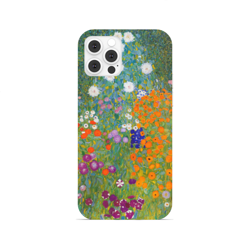 Printio Чехол для iPhone 12 Pro, объёмная печать Цветочный сад (густав климт) printio чехол для iphone 12 объёмная печать ожидание густав климт