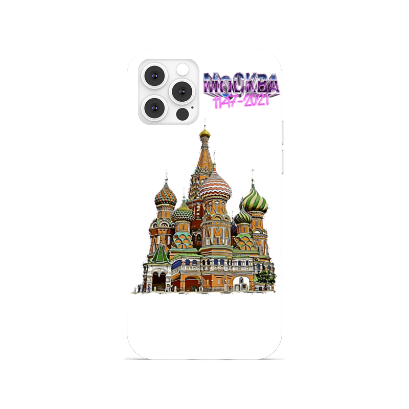 Printio Чехол для iPhone 12 Pro, объёмная печать Москва 1147-2021 printio чехол для iphone 12 pro объёмная печать девушка с сахарной ватой