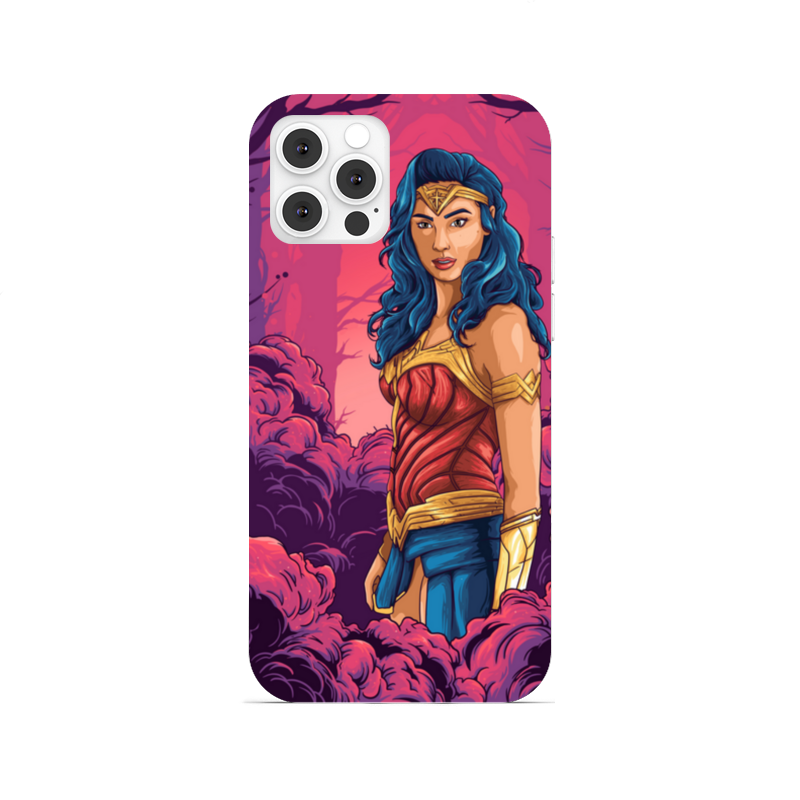 цена Printio Чехол для iPhone 12 Pro, объёмная печать Чудо-женщина / wonder woman