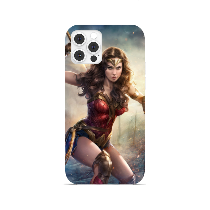 Printio Чехол для iPhone 12 Pro, объёмная печать Чудо-женщина / wonder woman printio чехол для iphone 12 pro объёмная печать puzzle