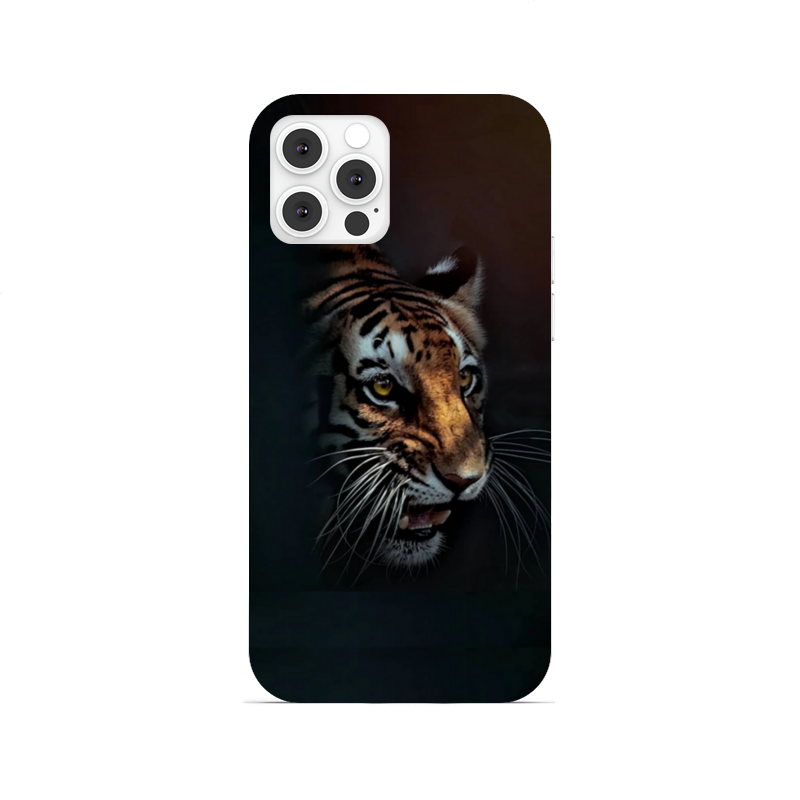 Printio Чехол для iPhone 12 Pro, объёмная печать Тигры