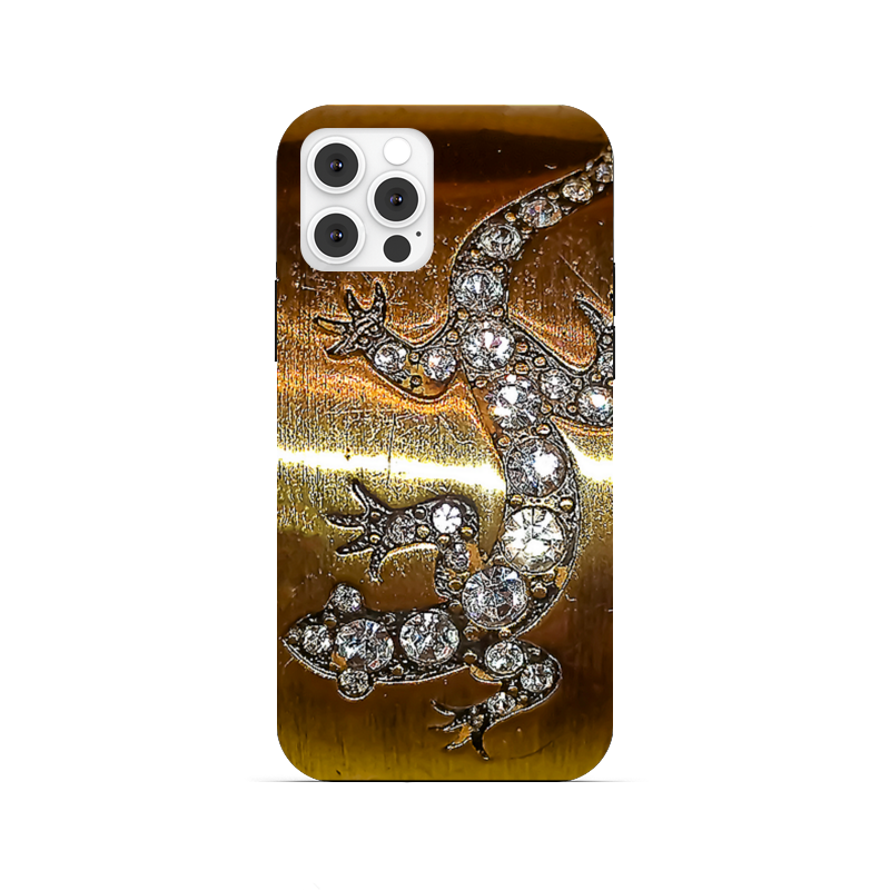 Printio Чехол для iPhone 12 Pro, объёмная печать Саламандра.