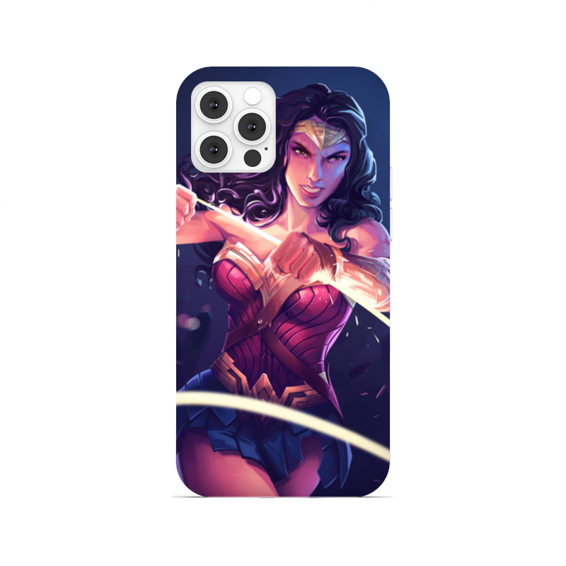 Printio Чехол для iPhone 12 Pro, объёмная печать Чудо-женщина / wonder woman re pa чехол накладка soft sense для apple iphone 12 12 pro с 3d принтом scratchy and fish мятный