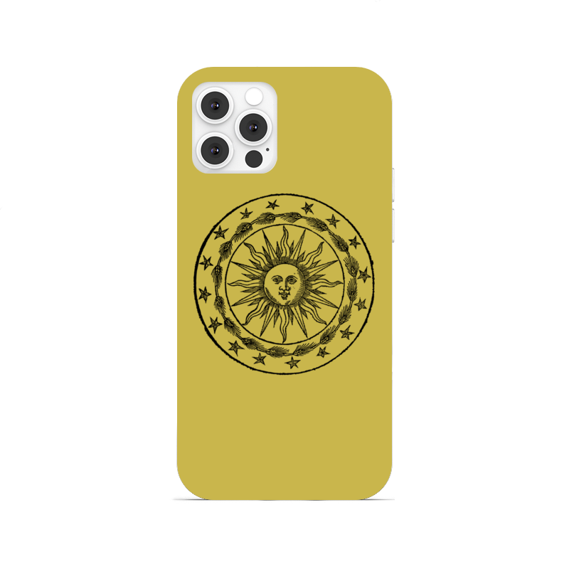 Printio Чехол для iPhone 12 Pro, объёмная печать Солнце,герб.