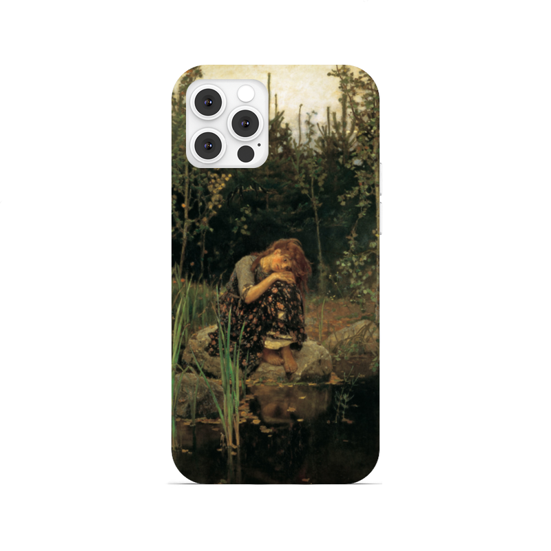 Printio Чехол для iPhone 12 Pro, объёмная печать Алёнушка (картина васнецова) printio сумка с полной запечаткой алёнушка картина васнецова