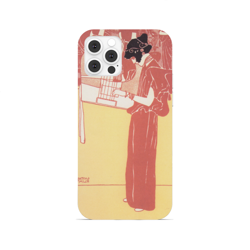 Printio Чехол для iPhone 12 Pro, объёмная печать Музыка (густав климт) printio чехол для iphone 12 объёмная печать ожидание густав климт