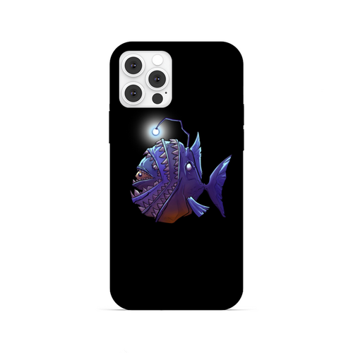 Заказать чехол для iPhone 12/12 Pro/12 Mini в Москве. Чехол для iPhone 12 Pro, объёмная печать Рыба-Удильщик от Дана Столыпина - готовые дизайны и нанесение принтов.