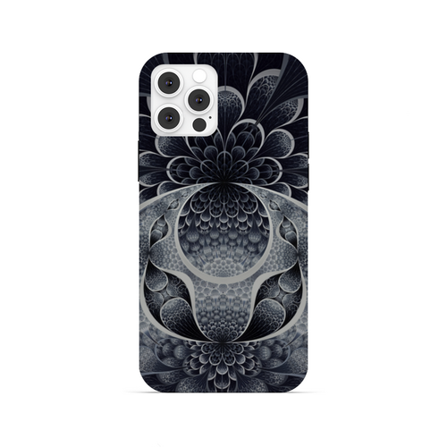 Заказать чехол для iPhone 12/12 Pro/12 Mini в Москве. Чехол для iPhone 12 Pro, объёмная печать Лунная тень от Дана Столыпина - готовые дизайны и нанесение принтов.