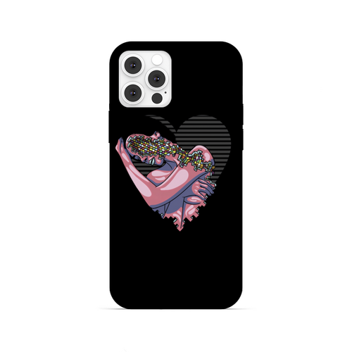 Заказать чехол для iPhone 12/12 Pro/12 Mini в Москве. Чехол для iPhone 12 Pro, объёмная печать О любви от Дана Столыпина - готовые дизайны и нанесение принтов.
