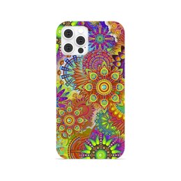 Заказать чехол для iPhone 12/12 Pro/12 Mini в Москве. Чехол для iPhone 12 Pro, объёмная печать Мандала от Дана Столыпина - готовые дизайны и нанесение принтов.