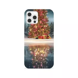 Заказать чехол для iPhone 12/12 Pro/12 Mini в Москве. Чехол для iPhone 12 Pro, объёмная печать Новогодний арт от Anstey  - готовые дизайны и нанесение принтов.