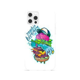 Заказать чехол для iPhone 12/12 Pro/12 Mini в Москве. Чехол для iPhone 12 Pro, объёмная печать Zombie Burger от Jimmy Flash - готовые дизайны и нанесение принтов.
