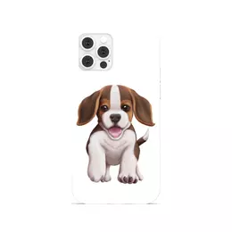 Заказать чехол для iPhone 12/12 Pro/12 Mini в Москве. Чехол для iPhone 12 Pro, объёмная печать Собака бигль щенок от tigerda  - готовые дизайны и нанесение принтов.