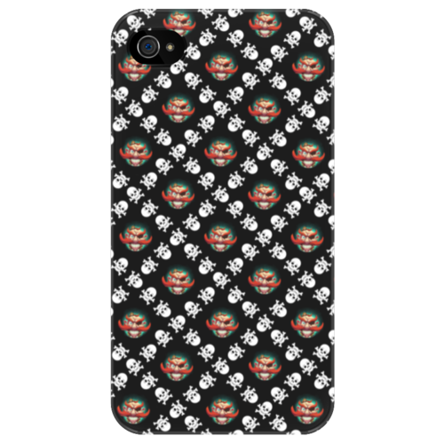 Заказать чехол для iPhone 4/4S в Москве. Чехол для iPhone 4/4S Бармалей от Аня Лукьянова - готовые дизайны и нанесение принтов.