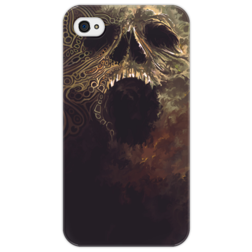 Заказать чехол для iPhone 4/4S в Москве. Чехол для iPhone 4/4S Череп от scoopysmith - готовые дизайны и нанесение принтов.
