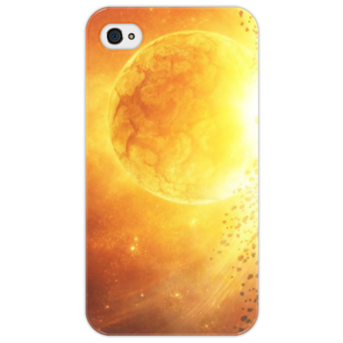 Заказать чехол для iPhone 4/4S в Москве. Чехол для iPhone 4/4S The Sun от The Spaceway  - готовые дизайны и нанесение принтов.