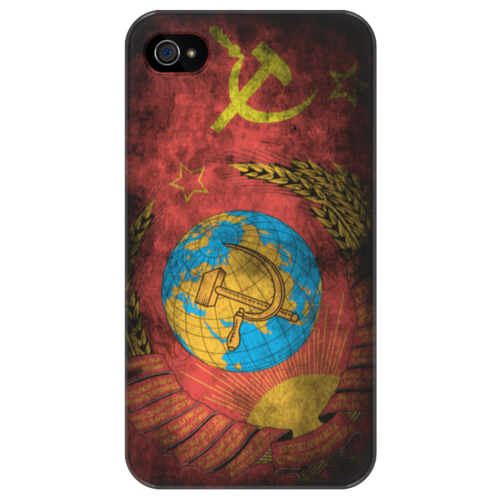 Заказать чехол для iPhone 4/4S в Москве. Чехол для iPhone 4/4S Чехол для iPhone 4/4s СССР винтаж от yellowbarmaley - готовые дизайны и нанесение принтов.
