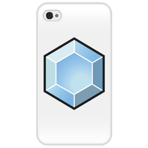 Заказать чехол для iPhone 4/4S в Москве. Чехол для iPhone 4/4S Crystal case (4/4s white) от trueoman - готовые дизайны и нанесение принтов.