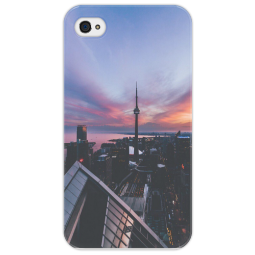 Заказать чехол для iPhone 4/4S в Москве. Чехол для iPhone 4/4S Ночной город от Татьяна - готовые дизайны и нанесение принтов.