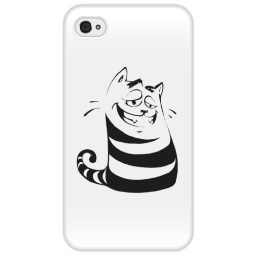 Заказать чехол для iPhone 4/4S в Москве. Чехол для iPhone 4/4S Чеширский кот от Anton Zinnatullin - готовые дизайны и нанесение принтов.