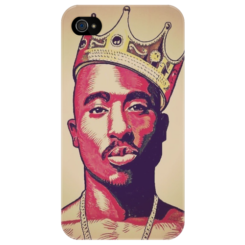 Заказать чехол для iPhone 4/4S в Москве. Чехол для iPhone 4/4S 2Pac (Tupac Shakur) от d1nokda - готовые дизайны и нанесение принтов.