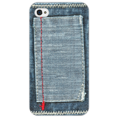 Заказать чехол для iPhone 4/4S в Москве. Чехол для iPhone 4/4S Джинса от Hardgott - готовые дизайны и нанесение принтов.