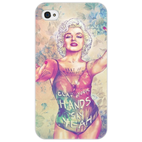 Заказать чехол для iPhone 4/4S в Москве. Чехол для iPhone 4/4S Marilyn Monroe от grant - готовые дизайны и нанесение принтов.