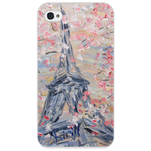 Заказать чехол для iPhone 4/4S в Москве. Чехол для iPhone 4/4S Париж от rikart - готовые дизайны и нанесение принтов.