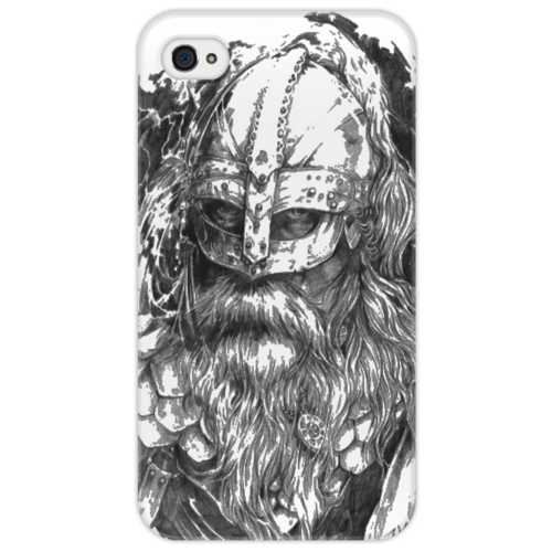 Заказать чехол для iPhone 4/4S в Москве. Чехол для iPhone 4/4S Путь воина от shop-viking - готовые дизайны и нанесение принтов.