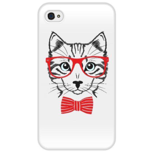 Заказать чехол для iPhone 4/4S в Москве. Чехол для iPhone 4/4S Кошка от YellowCloverShop - готовые дизайны и нанесение принтов.