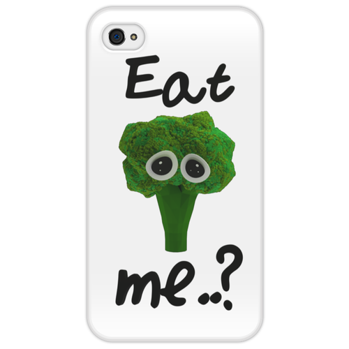 Заказать чехол для iPhone 4/4S в Москве. Чехол для iPhone 4/4S Eat me..? от FireFoxa - готовые дизайны и нанесение принтов.
