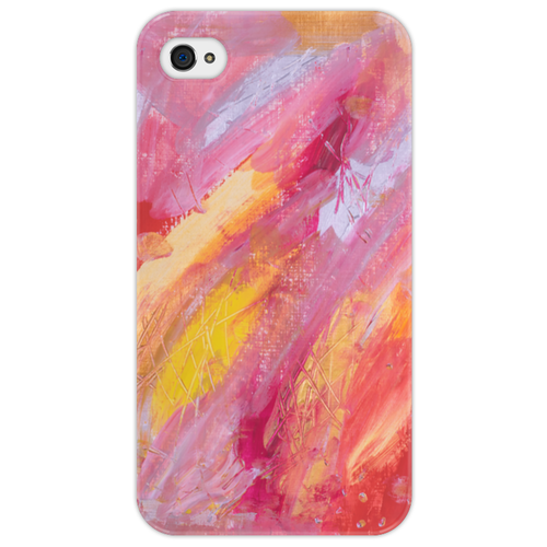 Заказать чехол для iPhone 4/4S в Москве. Чехол для iPhone 4/4S Цветы добра от Дина Мазаник - готовые дизайны и нанесение принтов.