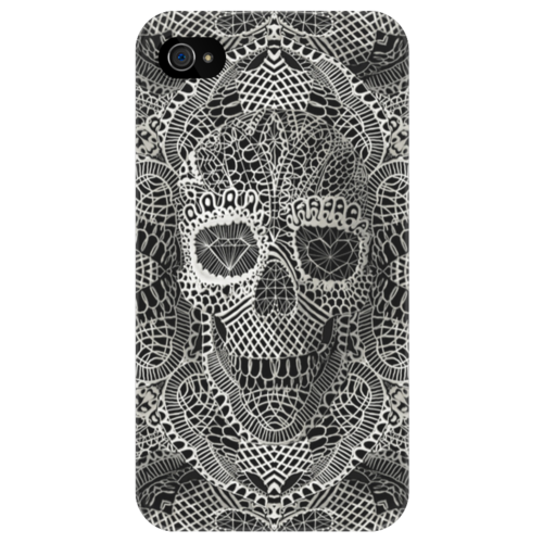 Заказать чехол для iPhone 4/4S в Москве. Чехол для iPhone 4/4S Череп 3d от Aleksej - готовые дизайны и нанесение принтов.