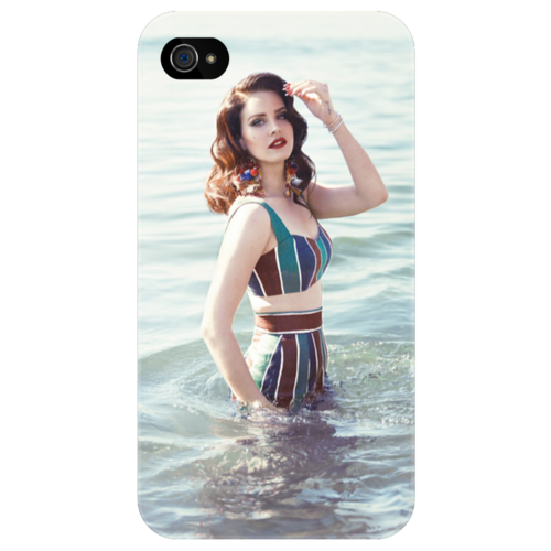 Заказать чехол для iPhone 4/4S в Москве. Чехол для iPhone 4/4S Лана Дель Рей от Татьяна - готовые дизайны и нанесение принтов.