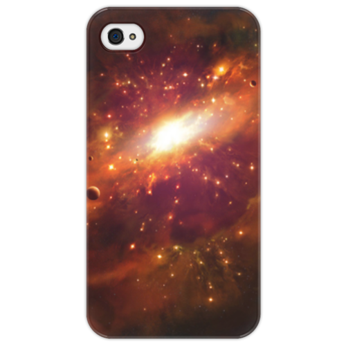 Заказать чехол для iPhone 4/4S в Москве. Чехол для iPhone 4/4S Space от The Spaceway  - готовые дизайны и нанесение принтов.